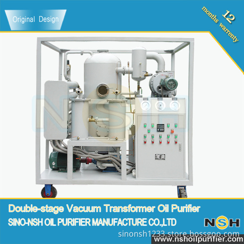 Double-Stage High-Efficiency Vacuum Insulation Oil Purifier
